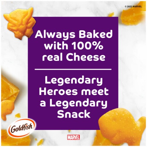 Goldfish® Marvel Studios Black Panther: Wakanda Forever Baked Cheddar Snack Crackers Perspective: back