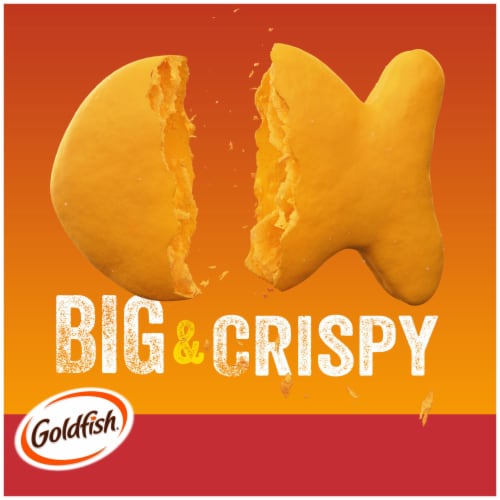 Goldfish® Mega Bites Sharp Cheddar Crackers Perspective: back
