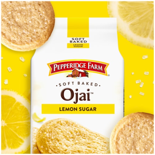 Pepperidge Farm Soft Baked Ojai Lemon Sugar Cookies Perspective: back