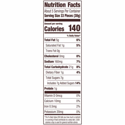 Pepperidge Farm Goldfish Grahams Elf Maple Syrup Baked Grahams Perspective: back