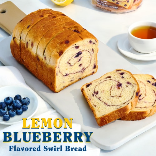 Pepperidge Farm Swirl Lemon Blueberry Flavored Breakfast Bread, 14 Oz Loaf Perspective: back
