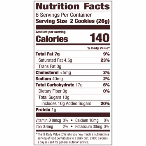 Pepperidge Farm Milano Caramel Cafe Au Lait Flavored Cookies Perspective: back