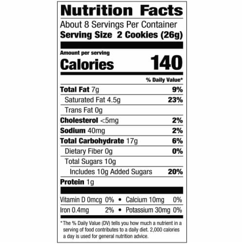 Pepperidge Farm Milano White Chocolate Strawberry Flavored Cookies Perspective: back