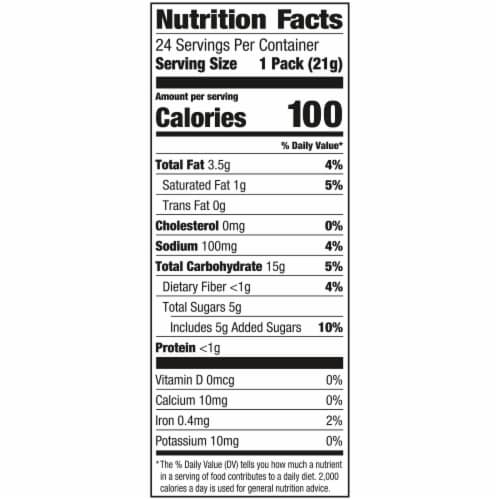 Goldfish Strawberry Shortcake Flavored Baked Graham Snacks 0.75 Oz Treat Bags Perspective: back