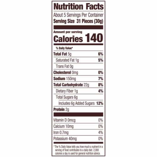 Goldfish Harry Potter Butterbeer Butterscotch Flavored Baked Grahams Perspective: back