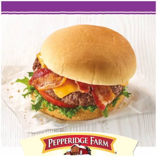 Pepperidge Farm® Soft White Hamburger Buns Perspective: back