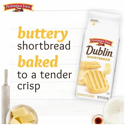 Pepperidge Farm® Dublin® Shortbread Cookies Perspective: back