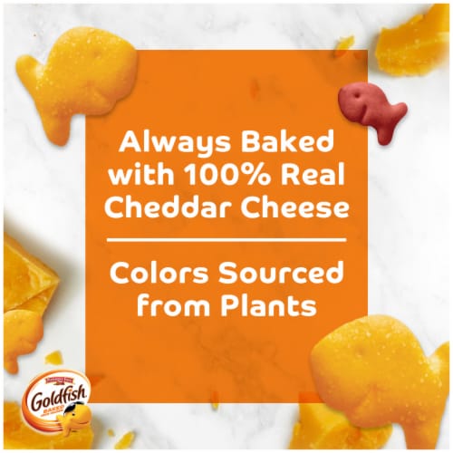 Goldfish® Colors Cheddar Cheese Crackers Perspective: back