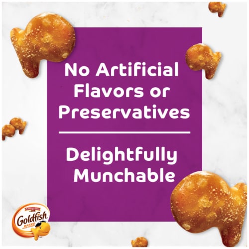 Goldfish® Pretzel Wheat Crackers Perspective: back