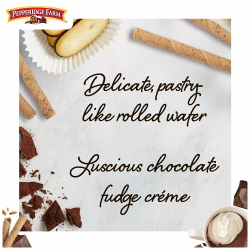 Pepperidge Farm® Pirouette Chocolate Fudge Creme Filled Wafers Perspective: back