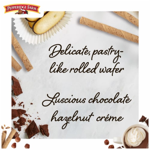 Pepperidge Farm® Pirouette® Chocolate Hazelnut Creme Filled Wafers Perspective: back