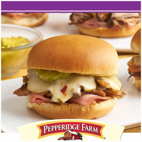 Pepperidge Farm Soft White Slider Buns Perspective: back