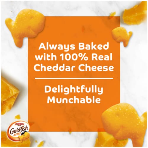 Goldfish® Colors Cheddar Cheese Crackers Multipack Perspective: back