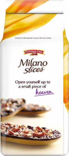 Pepperidge Farm Milano Slices Salted Pretzel Cookies Perspective: back