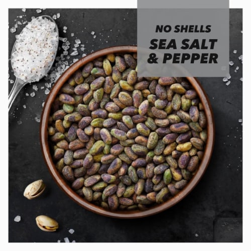 Wonderful Pistachios, No Shells Sea Salt & Pepper Nuts, 5.5 Ounce Bag Perspective: back