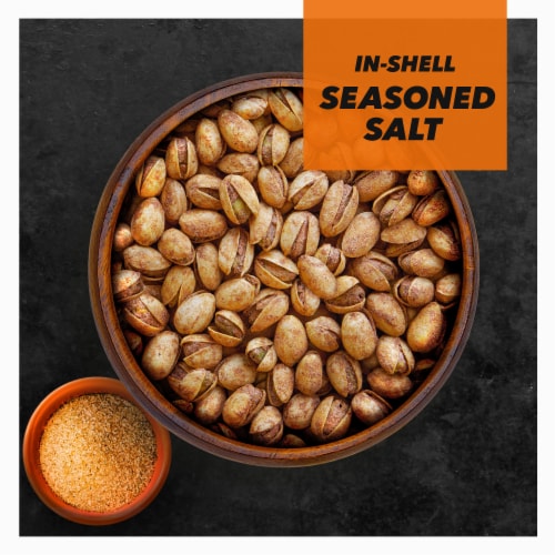 Wonderful Pistachios, In Shell Seasoned Salt Flavored Nuts, 14 Ounce Bag Perspective: back
