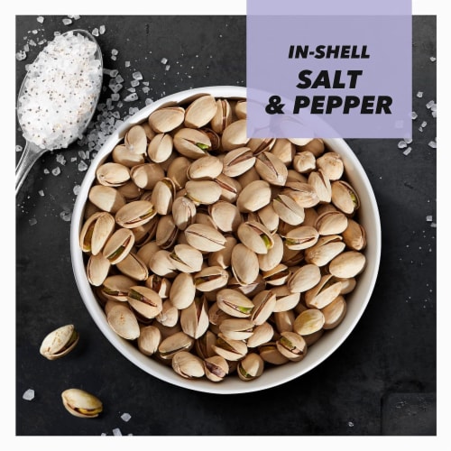 Wonderful Pistachios, In Shell Salt & Pepper Flavored Nuts, 14 Ounce Bag Perspective: back