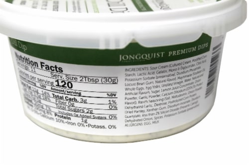 Jongquist Family Kitchen Dill Dip Perspective: back