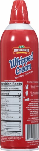 Mehadrin® Real Dairy Whipped Topping Perspective: back