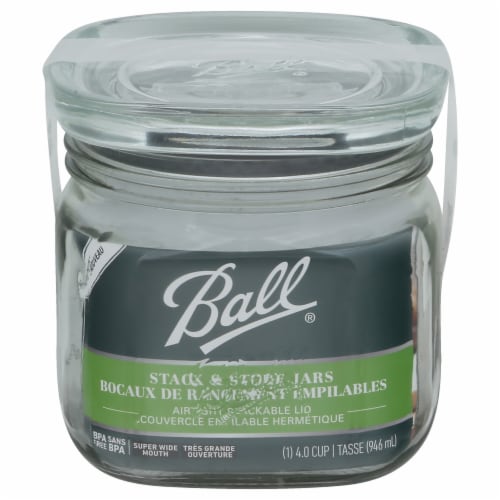 Ball® Stack & Store Jar with Airtight Lid Perspective: back