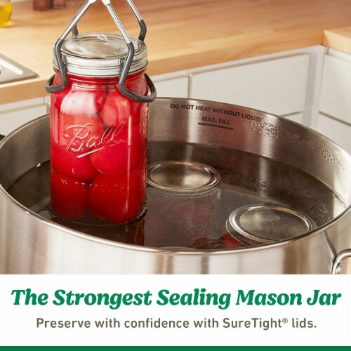 Ball® Regular Mouth Jar Wooden Lids Perspective: back