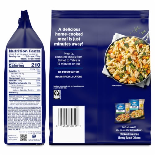 Birds Eye® Voila!® Garlic Chicken Frozen Meal Perspective: back