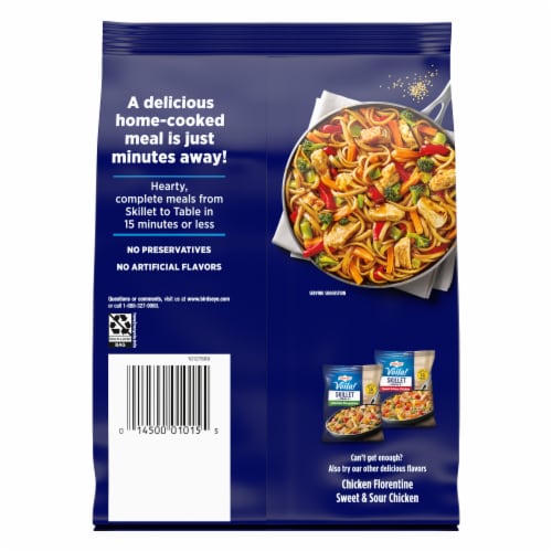 Birds Eye Voila! Chicken Stir Fry Frozen Meal Perspective: back