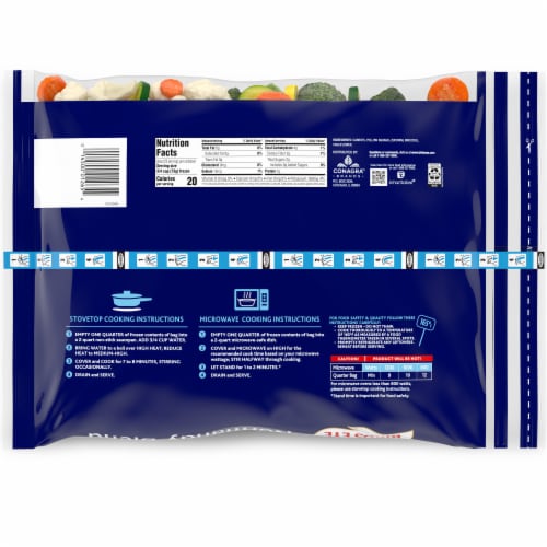 Birds Eye® Normandy Blend Frozen Vegetables Perspective: back
