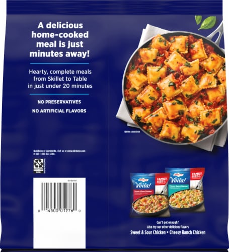 Birds Eye® Viola® Family Size Cheese Ravioli Frozen Meal Perspective: back
