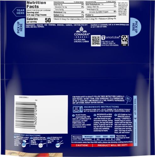 Birds Eye® Steamfresh Roasted Red Potato Blend Perspective: back