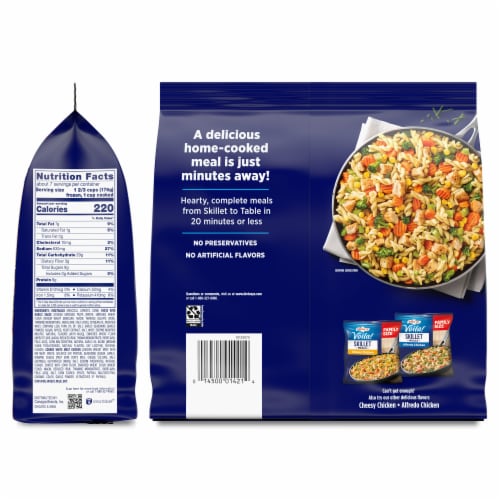 Birds Eye Voila! Family Size Garlic Chicken Frozen Meal Perspective: back