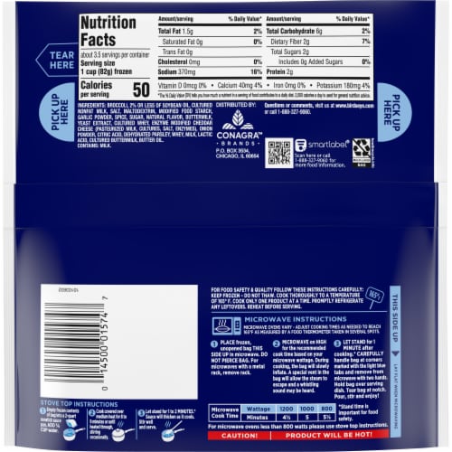 Birds Eye Steamfresh Ranch Broccoli Florets Frozen Vegetables, 9.500 OZ