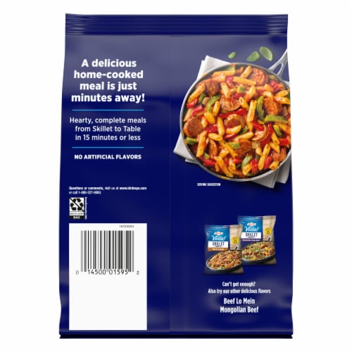 Birds Eye® Voila® Selects Sausage & Peppers Frozen Meal Perspective: back