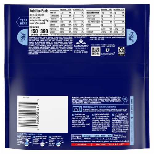 Birds Eye® Veggie Made Rotini Alfredo Frozen Pasta Perspective: back