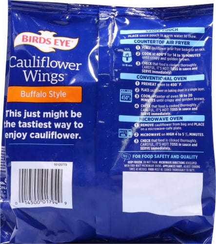 Birds Eye® Frozen Buffalo Style Cauliflower Wings™ Perspective: back