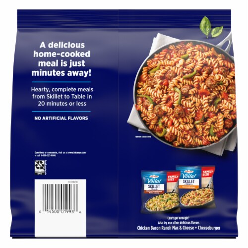 Birds Eye® Voila! Family Size Supreme Pizza Skillet Frozen Meal Perspective: back