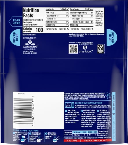 Birds Eye® Steamfresh Frozen Gold & White Corn Perspective: back