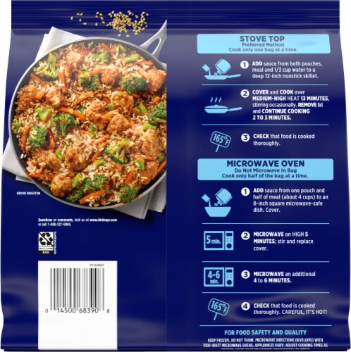 Birds Eye® Voila!® Family Size Sesame Chicken Skillet Meal Perspective: back