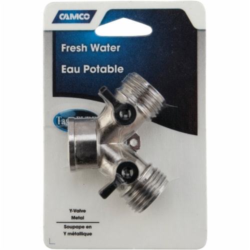 Camco Metal Y-Valve Perspective: back