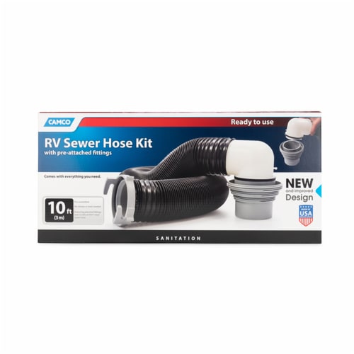 Camco Easy to Use RV Sewer Hose Kit Perspective: back