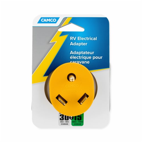 Camco RV Eletrical Adapter Perspective: back