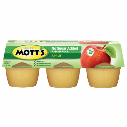 Mott's® Unsweetened Applesauce Cups Perspective: back