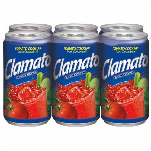 Clamato Original Tomato Cocktail Perspective: back
