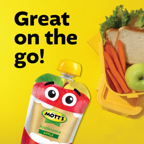 Mott's Applesauce Pouches Perspective: back