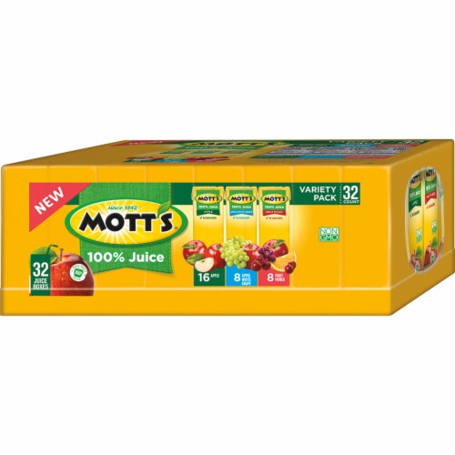 Mott’s Apple Juice Variety Pack Perspective: back