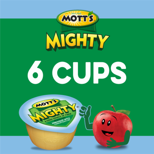 Mott's® Mighty Honeycrisp Apple Applesauce Perspective: back