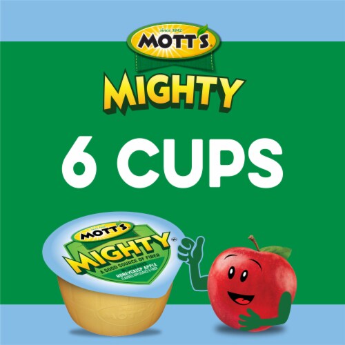 Mott's® Mighty Honeycrisp Apple Applesauce Perspective: back