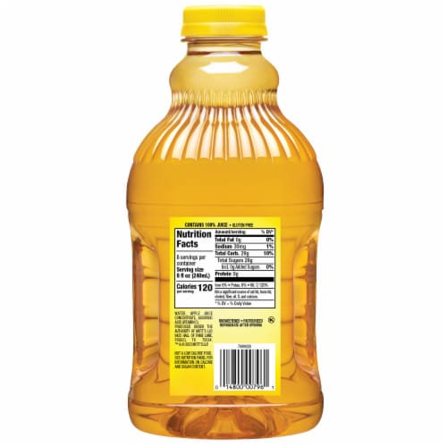 Mott's 100% Apple Juice Perspective: back