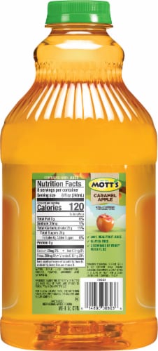 Mott's® Caramel Apple Juice Perspective: back