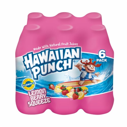 Hawaiian Punch Lemon Berry Squeeze Juice, 6 bottles / 10 fl oz - Foods Co.